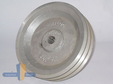 ALUMINIUM PULLEY 5-1/2 inch (139.70mm) - 2 row