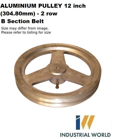 ALUMINIUM PULLEY 12 inch (304.80mm) - 2 row
