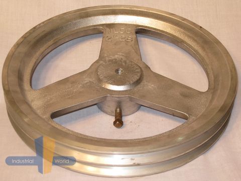 ALUMINIUM PULLEY 12 inch (304.80mm) - 2 row