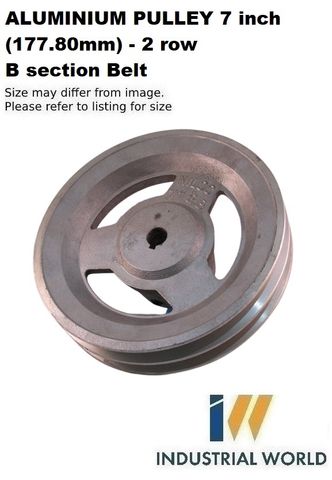 ALUMINIUM PULLEY 7 inch (177.80mm) - 2 row