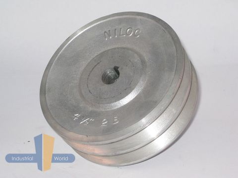 ALUMINIUM PULLEY 4-1/2 inch (114.30mm) - 2 row