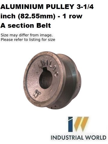 ALUMINIUM PULLEY 3-1/4 inch (82.55mm) - 1 row