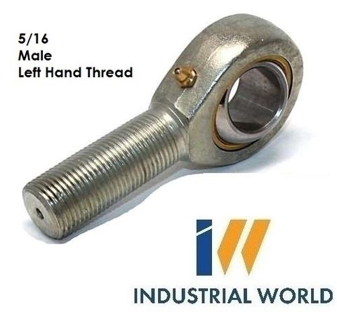 MALE IMPERIAL LEFT HAND ROD END 5/16 INCH