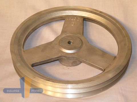 ALUMINIUM PULLEY 10 inch (254.00mm) - 2 row