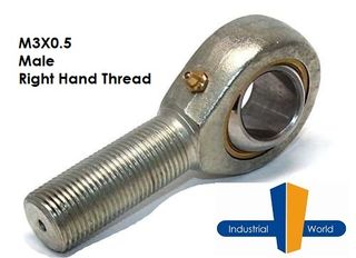 MALE METRIC RIGHT HAND ROD END M3X0.5