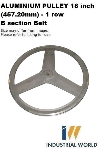 ALUMINIUM PULLEY 18 inch (457.20mm) - 1 row