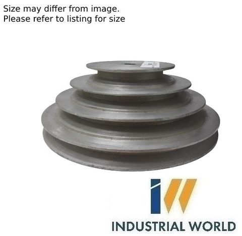 ALUMINIUM STEP PULLEY 4 row - bored 1/2 - no keywa