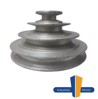 ALUMINIUM STEP PULLEY 4 row - bored 1/2 - no keywa