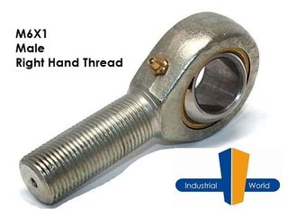 MALE METRIC RIGHT HAND ROD END M6X1
