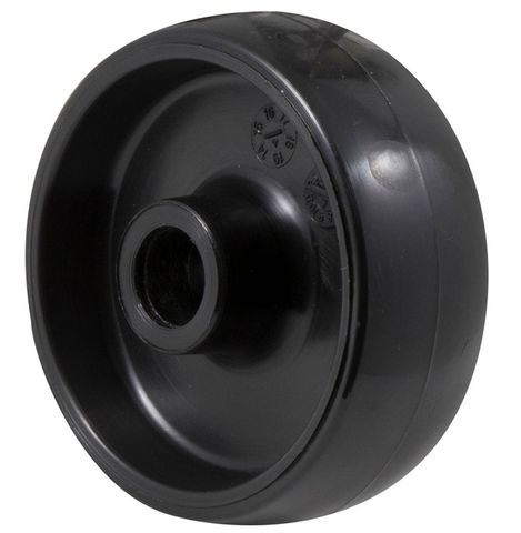 Fallshaw - 65mm x 23mm hard black nylon wheel