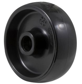 Fallshaw - 65mm x 23mm hard black nylon wheel
