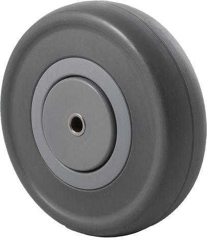 Fallshaw - 125mm energy absorbent grey rubber whee