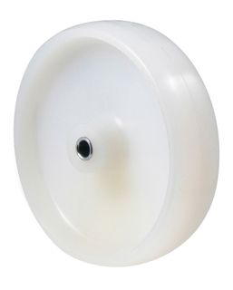 Fallshaw - 100mm white nylon wheel, 40mm hub