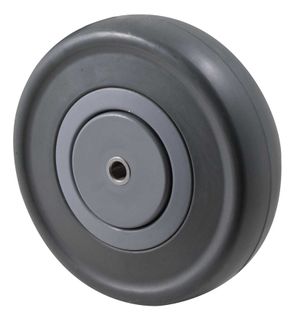 Fallshaw - 125mm energy absorbent grey rubber whee