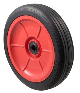 Fallshaw - Utility wheel, 200mm x 38mm black rubbe