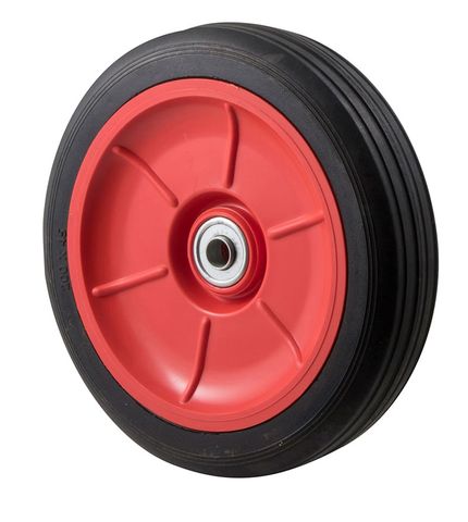 Fallshaw - Utility wheel, 200mm x 38mm black rubbe