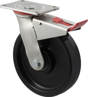 Fallshaw - 200mm black nylon wheel