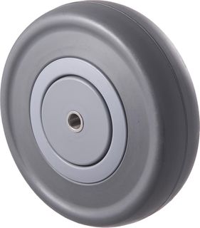 Fallshaw - 125mm energy absorbent grey rubber whee