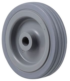 Fallshaw - 100mm x 23mm grey rubber wheel