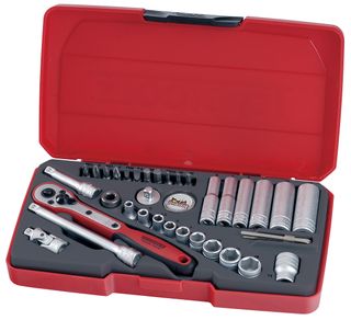 Teng Tools - 1/4 Drive 36 Piece Socket Set