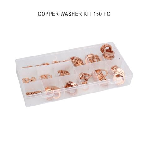 150 PIECE COPPER WASHER KIT