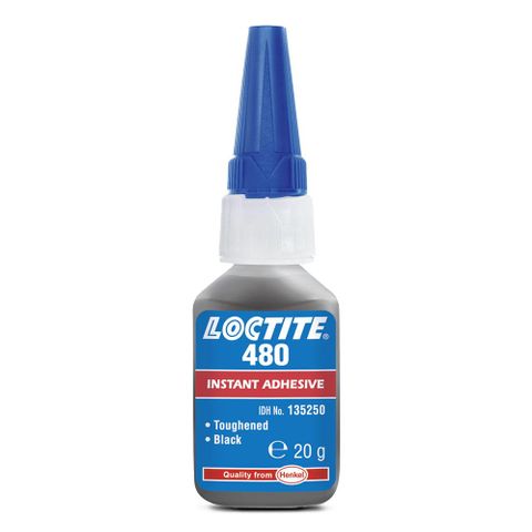 Loctite 480 Tough Impact Black Inst Adh 25ml
