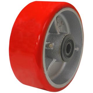 Richmond - Polyurethane Tyred Cast Iron Centred Wh