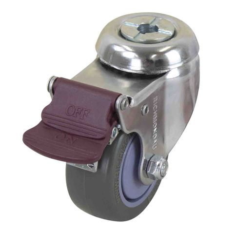 Richmond - Chrome Durolite Bolt Swivel Castor