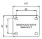 Richmond - 200 Series Plate Swivel Castor