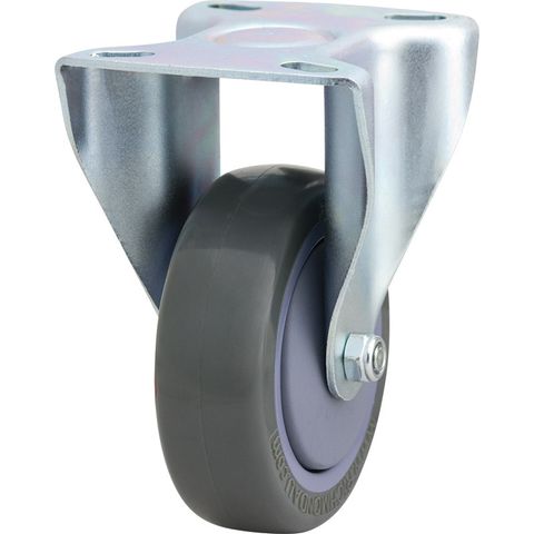 Richmond - Zinc Durolite Plate Rigid Castor