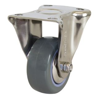 Richmond - Stainless Steel Elite Plate Rigid Casto