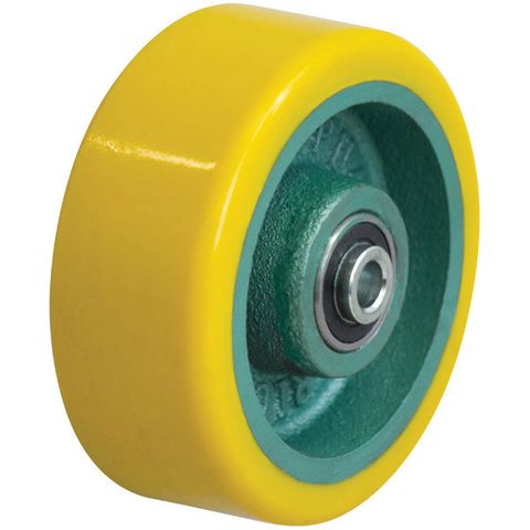 Richmond - Polyurethane Tyred Cast Iron Centred Wh