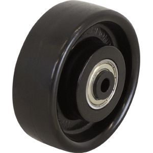 Richmond - 100mm Solid Nylon Wheel 3/8 Axle Diamet