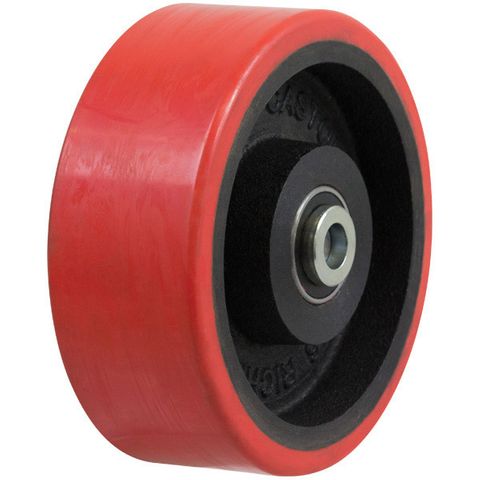 Richmond - Polyurethane Tyred Cast Iron Centred Wh