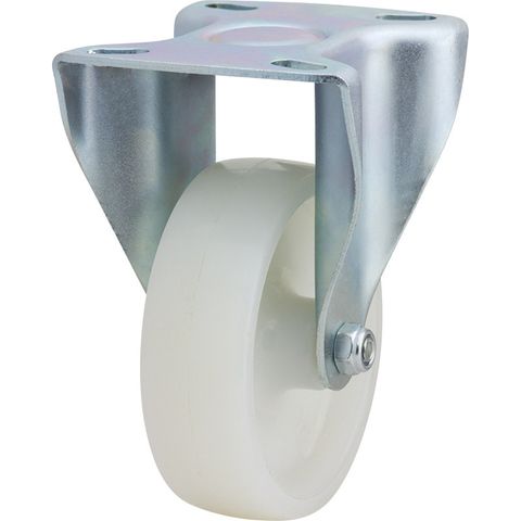 Richmond - Zinc Durolite Plate Rigid Castor