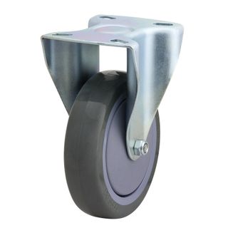 Richmond - Zinc Durolite Plate Rigid Castor