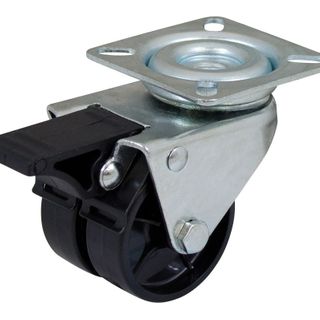 Richmond - Utility Series Plate Twin Wheel Swivel