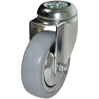 Richmond - Chrome Durolite Bolt Swivel Castor