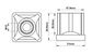 Richmond - Threaded Tube Insert Mild Steel