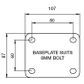 Richmond - 200 Series Plate Swivel Castor