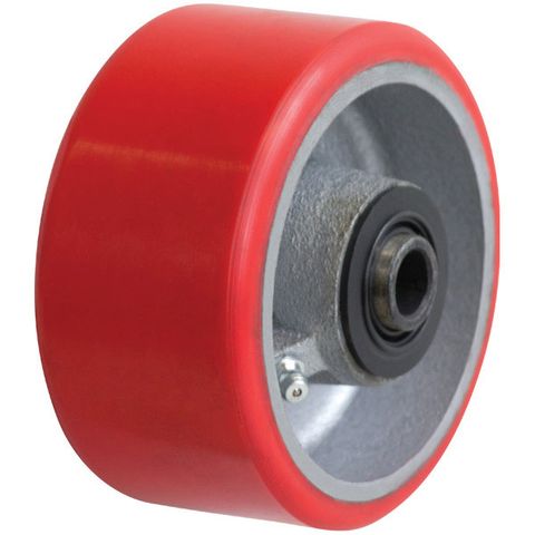 Richmond - Polyurethane Tyred Cast Iron Centred Wh