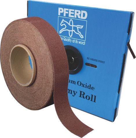 Pferd - Emery Cloth 25mm X 50Mtr 180