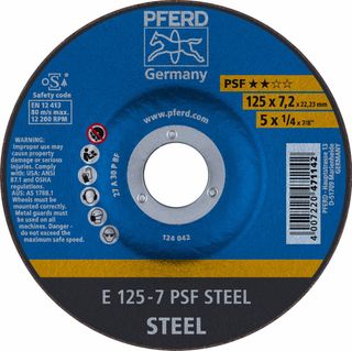 Pferd - 5 Inch Depressed Centre GP Grind Wheel