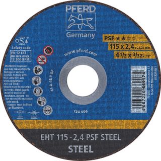 Pferd - 4-1/2Inch Cut-Off Wheel PSF Steel