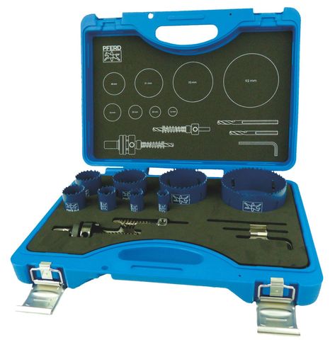 Pferd - 13 Pc Bi-Metal Electricians Hole Saw Set