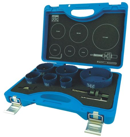 Pferd - 9 Pc Hole Saw Kit