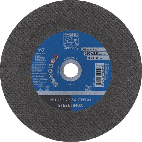 Pferd - 9 Inch Flat Cut-Off Wheel Premium