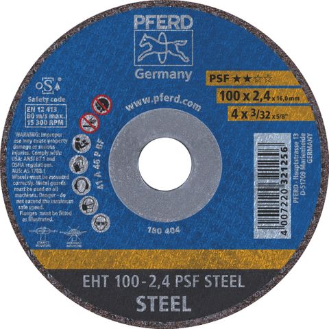 Pferd - 4 Inch Flat Centre Cut-off Wheel