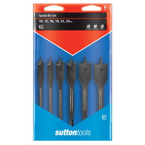Sutton - Spade Bit Set - 6 Pieces