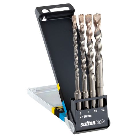 Sutton - Masonry SDS Plus - 2 Cut, 160mm - Set